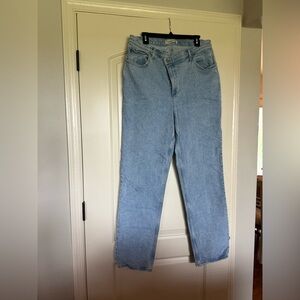 Abercrombie & Fitch Light Blue Straight Leg Jeans